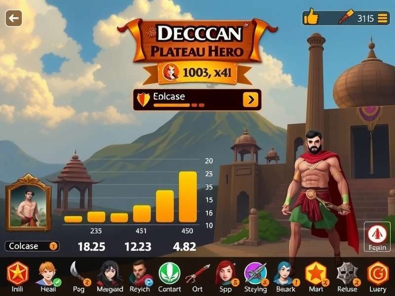 Deccan Plateau Hero player statistics chart showing growth in India